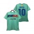 Camisola FC Barcelona Lionel Messi 10 Retro Homem Equipamento Segundo 2011 2010 Manga Curta